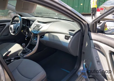 2013 Hyundai Elantra Gls from USA, damaged, VIN 5NPDH4AE7DH263204